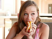 Capri - Hot redhead slut gets tied up and fucked up!