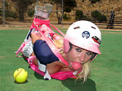 Kati Summers - Teen blonde slut gets tied up and fucked on softball field!