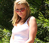 Sophie - British blonde nympho Sophie teases huge black cock