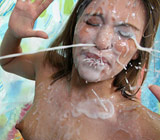 Thea Marie - Tight body girl takes a monster black cock