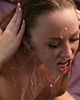  Leighlani- pb04 - Young slut gets covered in cumpool of OG Mudbone