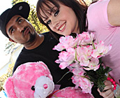 Bella Stuart - This cute white slut gets way more than a box of chocolate when she hooks up with Oji Monster Dick Mudbone