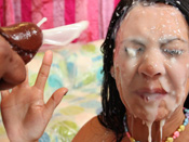  Jessica Valentino - Referee gives this little brunette a pussy full of black cock.