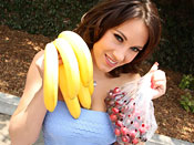 Dahlia Sin - Hot brunette girl gets covered with OG man juice!