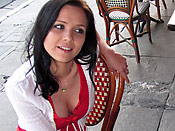 Ally Styles - Stupid teen gets tricked into sucking a jurassic cock