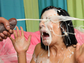 Katie Kox - Busty slut Katie Kox gets covered with cum!