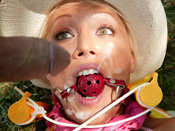 Diana Doll - Hot old chick gardening gets disgraced and fucked!