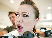 Gioia Biel - MILF housekeeper getting humiliated and fucked in a mean way