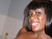 Lickable - Hot juicy black slut get non-stop white hard cock action