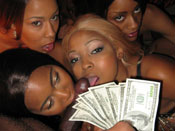 Sasha - Four black hoes fuck their pimp