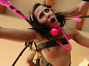  Eva Dior - Ex fuck her mans friend on cam while teen gets mad bondaged!