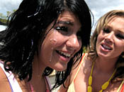 Nikki Sex - Watch two cum swapping sluts in action and wild white whore take the black meat