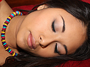 Cali Lee - Beautiful Latina girl gets fucked in her sleep and Asian slut shows pizza boy how much meat she can swallow