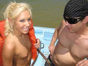 Allie Foster - Bitches get creamed on while young sweet teen gets boned on boat!