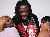  Satin & Lace - Satin & Lace fucked by a big black cock!