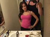 Cheating EX Capri - Boring exgf chewing on the cock