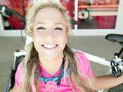 Kara Novack - Biker bitch gets tied, gagged and fucked hardcore!