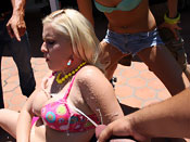 Summer Haze - Nasty sluts get blasted by massive load of cum!