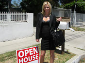 Holly Sampson - Mom gets bound while showing a house!