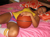 Lana Violete  - Sleeping slut gets her faed gizzed!