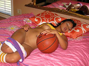 Lana Violete  - Sleeping slut gets her faed gizzed!