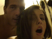 Brooke Adams - Cute ex fucks her man on camera!