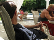 Bliss Lei - Sluts gets nasty cum shot to the face!