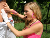 Nicole Ray - Teen Nicole Ray gets fucked hard after golf lessons!