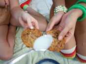 Layla Storm - Layla Storm gets her face covered in huge loads of jizz!