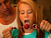 Aiden Aspen - Dumb slut gets roped and punished with cock