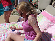 Liz Black - Enthusiastic slut receiving mean degrading facials