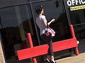 Skinny Girl In Leggings Sharked - Skinny Girl In Leggings Sharked