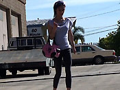 Skinny Girl In Leggings Sharked - Skinny Girl In Leggings Sharked