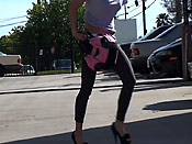 Skinny Girl In Leggings Sharked - Skinny Girl In Leggings Sharked