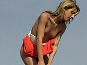 Rooftop blowjob from a real skank - Rooftop blowjob from a real skank