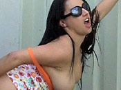 I cant hold it - Horny couple caught fucking around the street corner