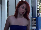 Pump 8 Please - Stupid girl gets sharked on the gas station