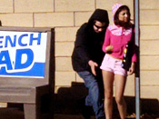 BurgerJoint Embarrassment  - Girls sharked, stripped and pantsed in public!