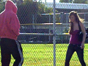 BurgerJoint Embarrassment  - Girls sharked, stripped and pantsed in public!