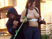  Hardware Store Hotties Ass! -  Girls sharked, stripped and pantsed in public! 