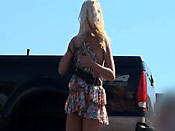 Busty blonde sharking - Busty blonde sharking