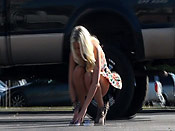 Busty blonde sharking - Busty blonde sharking