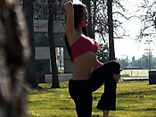 Yoga chick surprise - Yoga chick surprise