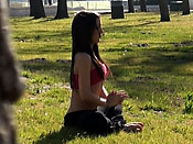 Yoga chick surprise - Yoga chick surprise