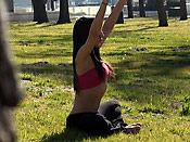 Yoga chick surprise - Yoga chick surprise