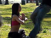 Yoga chick surprise - Yoga chick surprise