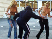 Department Store Boobies! - Girls sharked, stripped and pantsed in public!