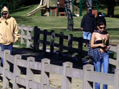 Dogwalker´s Double D´s! - Girls sharked, stripped and pantsed in public!