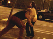 Dogwalker´s Double D´s! - Girls sharked, stripped and pantsed in public!