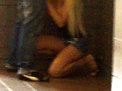 Blondie gives BJ on the street corner - Blondie gives BJ on the street corner